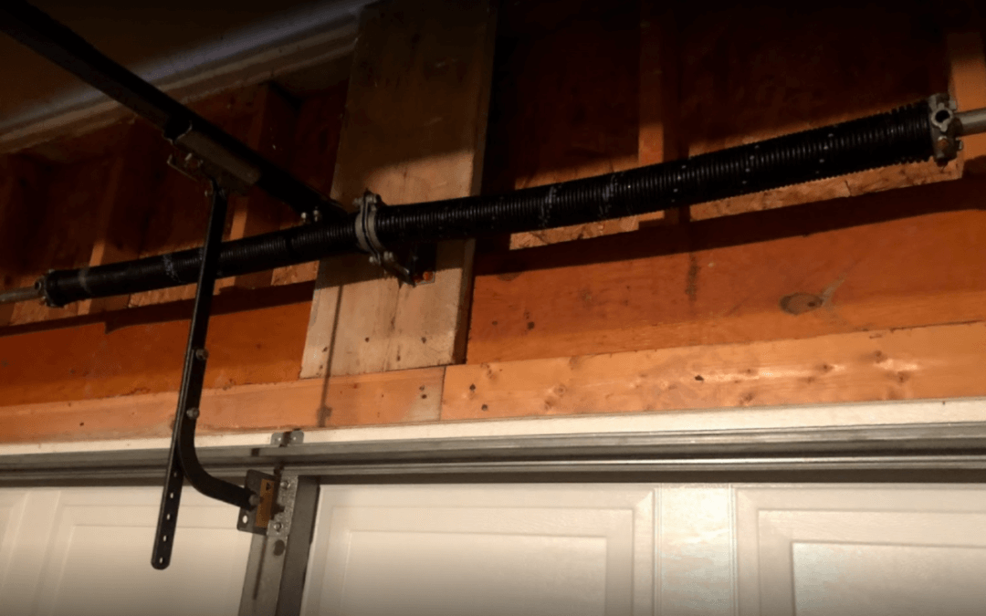 Replacement of damaged garage door springs in Aurora, Naperville, and Plainfield, Illinois
