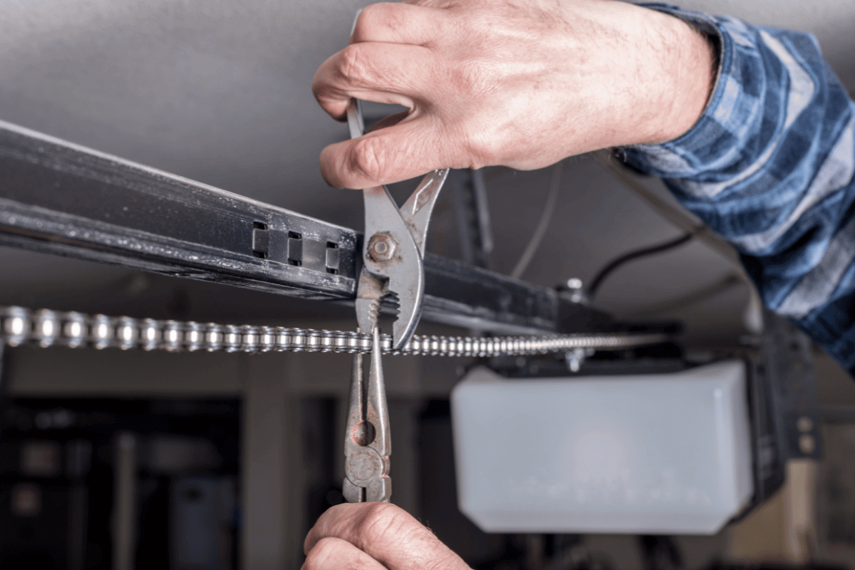 Repairing a garage door opener